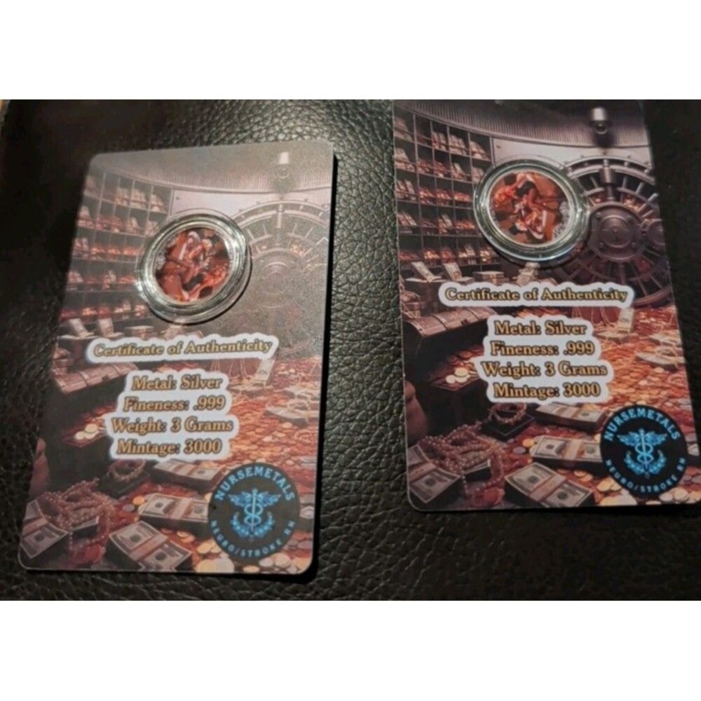 Scrooge McDuck 3 G Silver Coin 2 Total